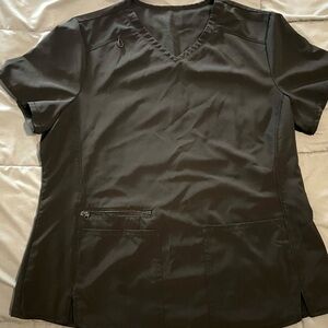 Women’s Allure by Cherokee Black V-Neck Medical Scrub Top
